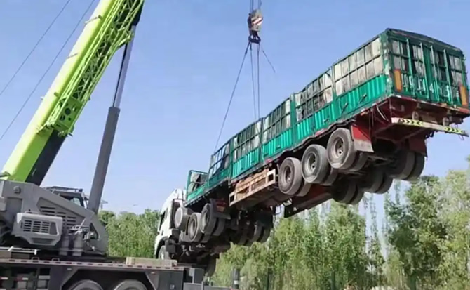 榆次区道路脱困救援案例